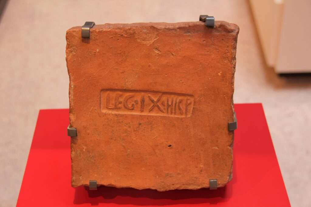 Roof tile made by the ninth legion