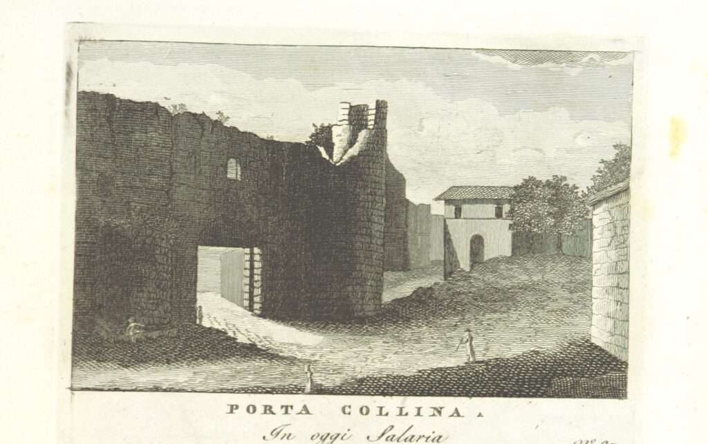 Artist's impression of Porta Collina